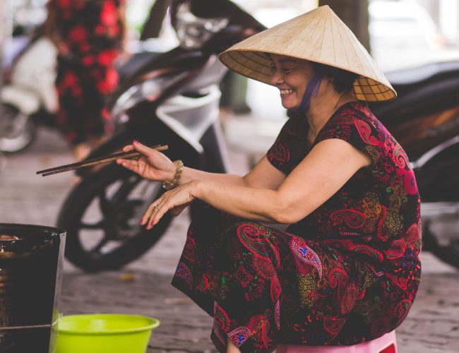 Le vieux quartier de Hanoi au Vietnam